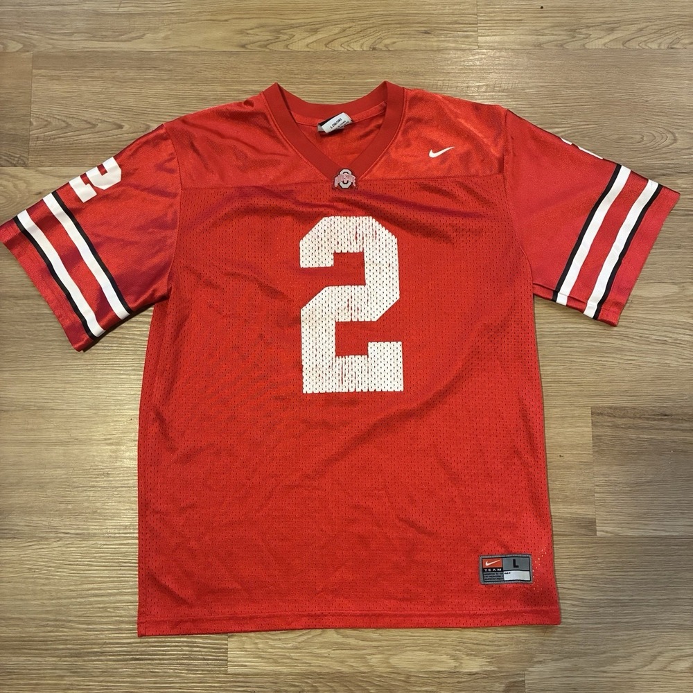 Vintage Ohio State #2 Nike Jersey Youth Large NCAA Buckeyes Football Y2K